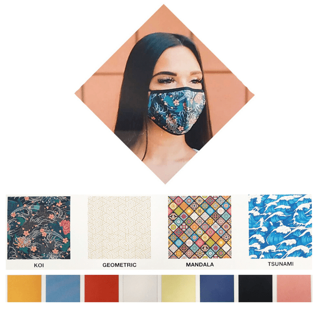 mascarilla higienica reutilizable de tela para adulto